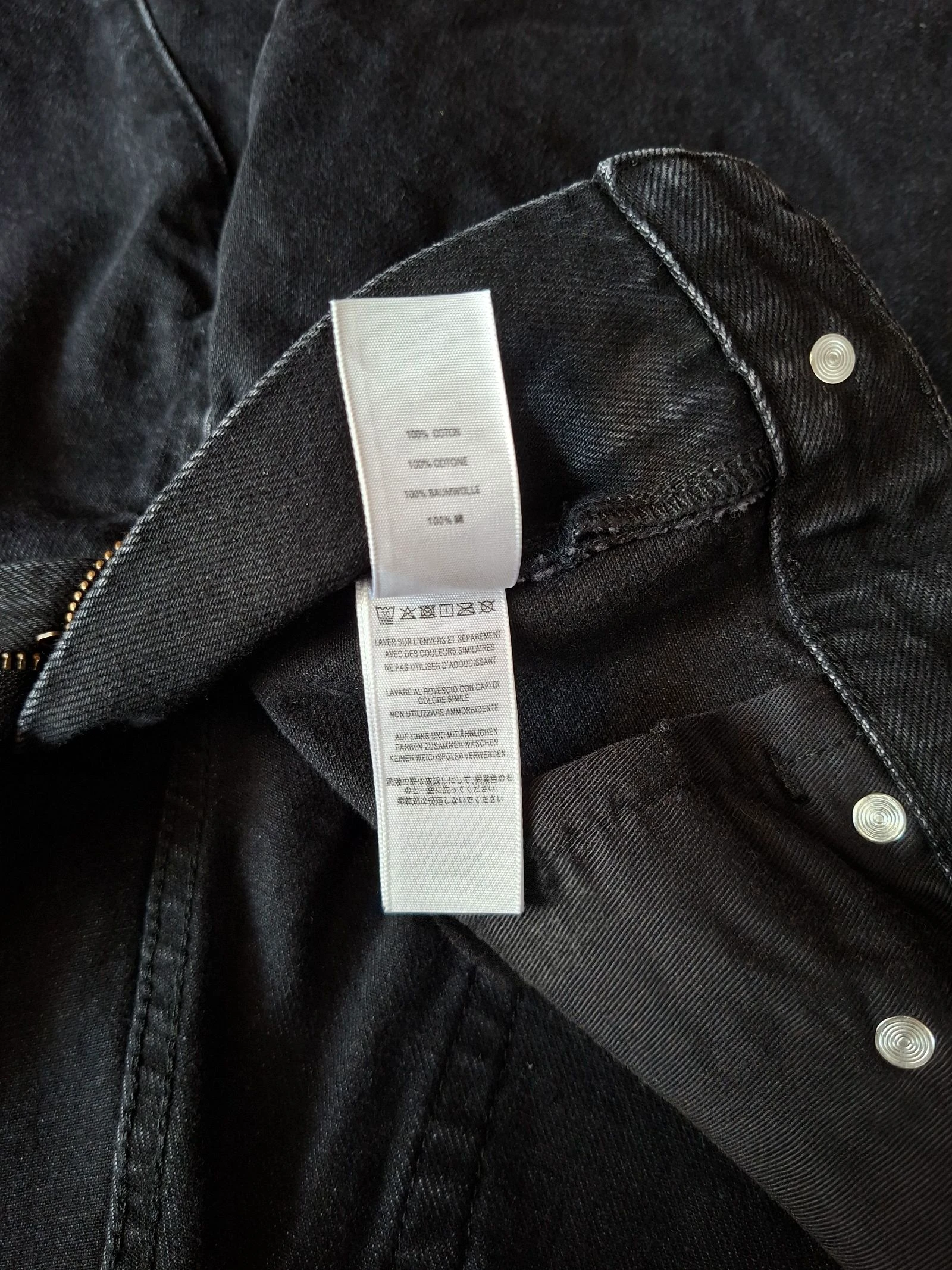 Supreme jorts vaqueros negros talla S – photo 5